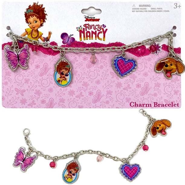 Disney Junior Fancy Nancy Kids Jewelry Necklace Hair Accessory Dress Up Set